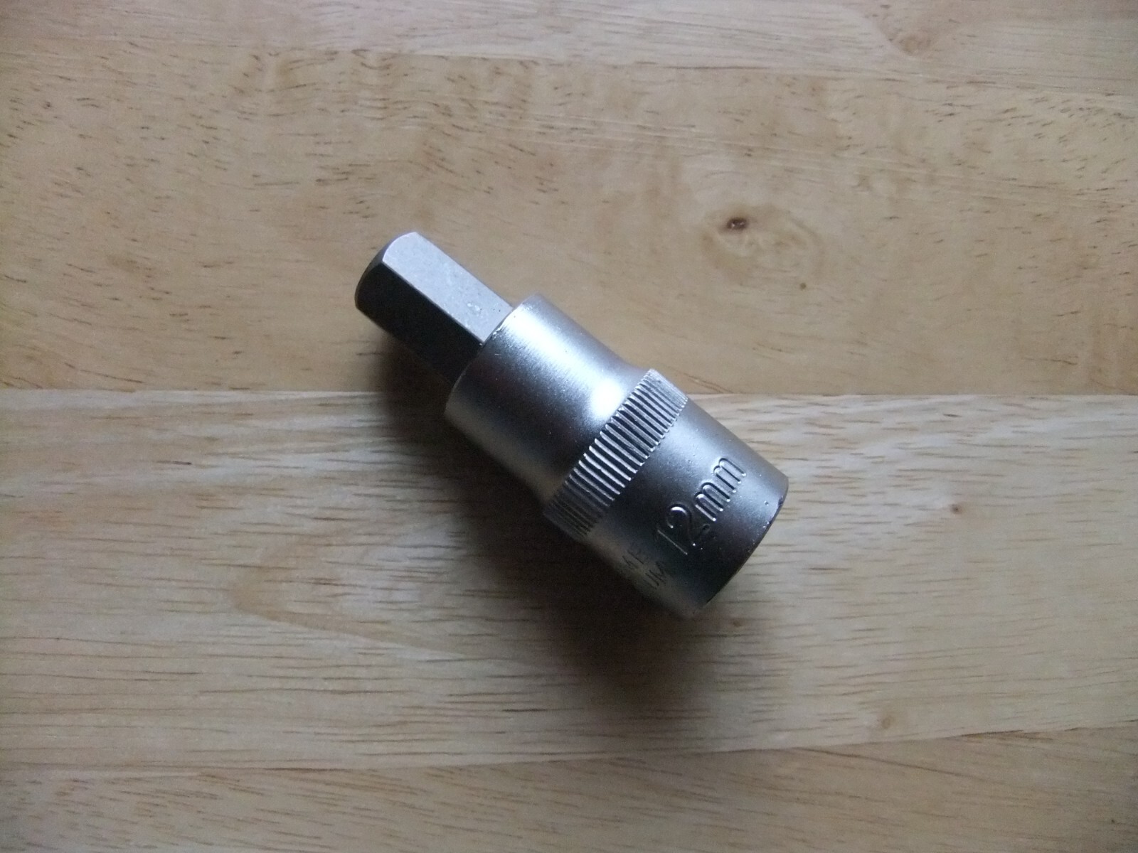 Welzh Werkzeug 12mm x 1/2 Drive Chrome Vanadium Hex Bit Socket – 54mm Long