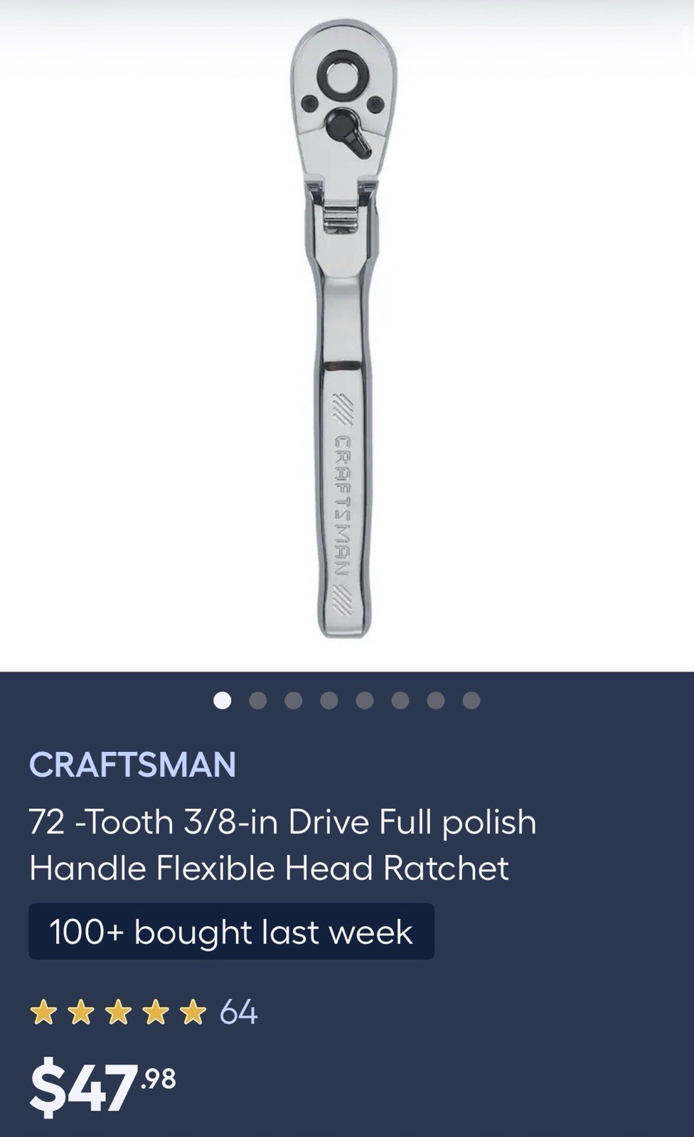 Craftsman Flex Head Ratchets