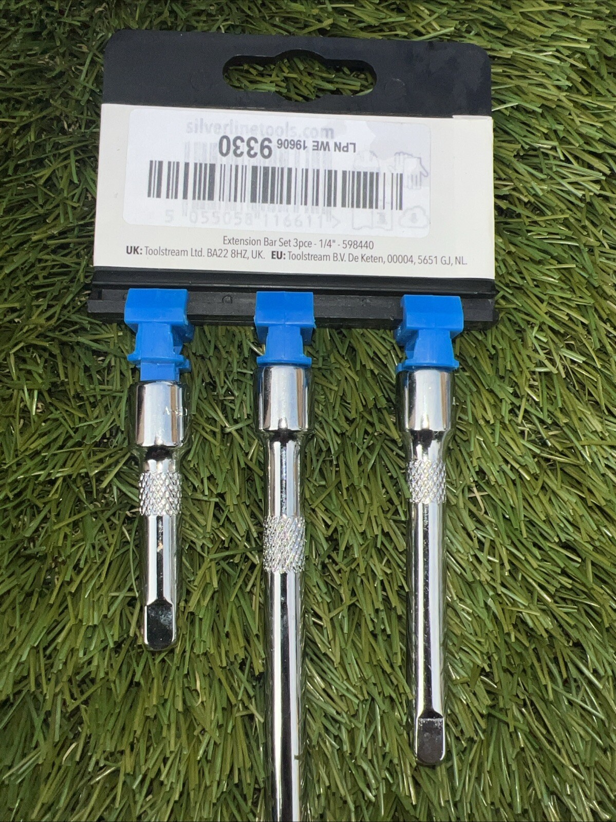 Silverline 1/4″ Extension Bar Set 3pce 598440