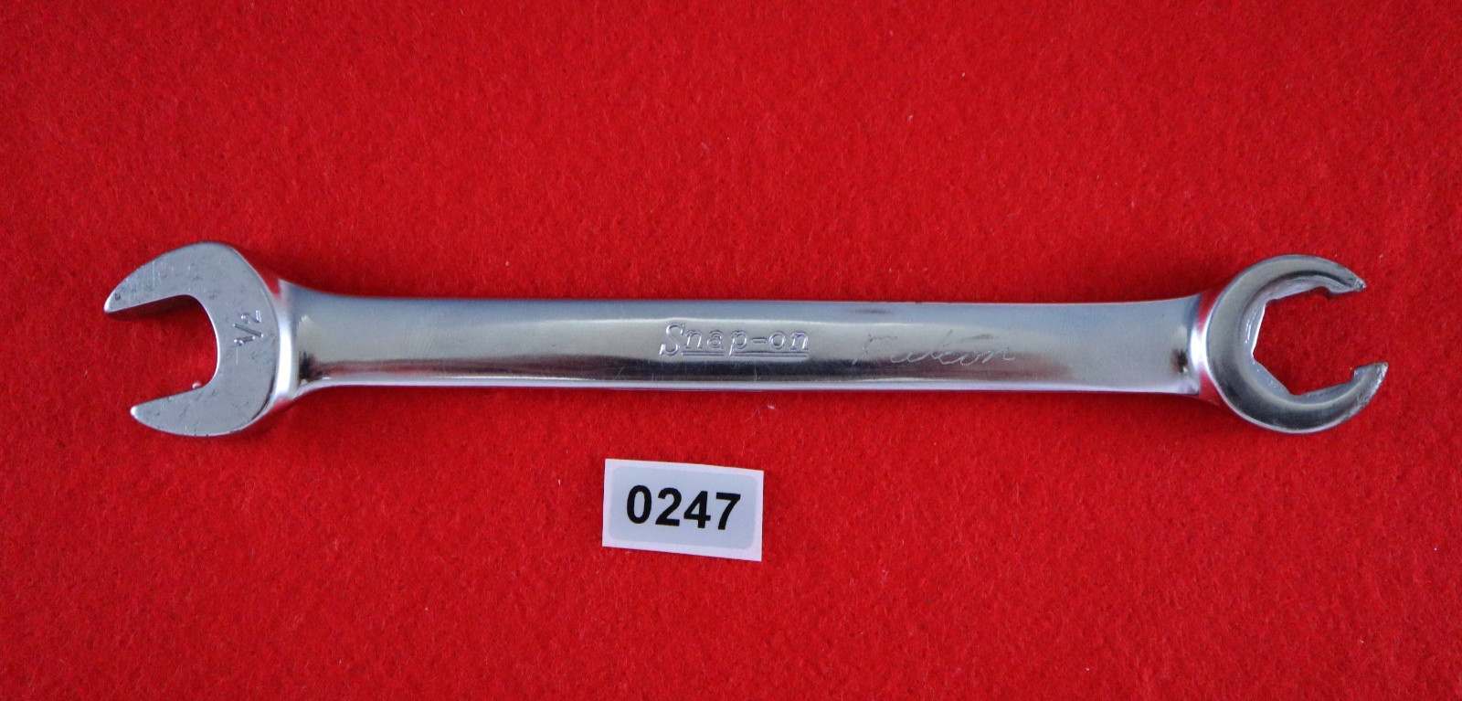 Snap On Tools RXS-16 1/2″ Flare Nut Wrench 6PT. Lot 247