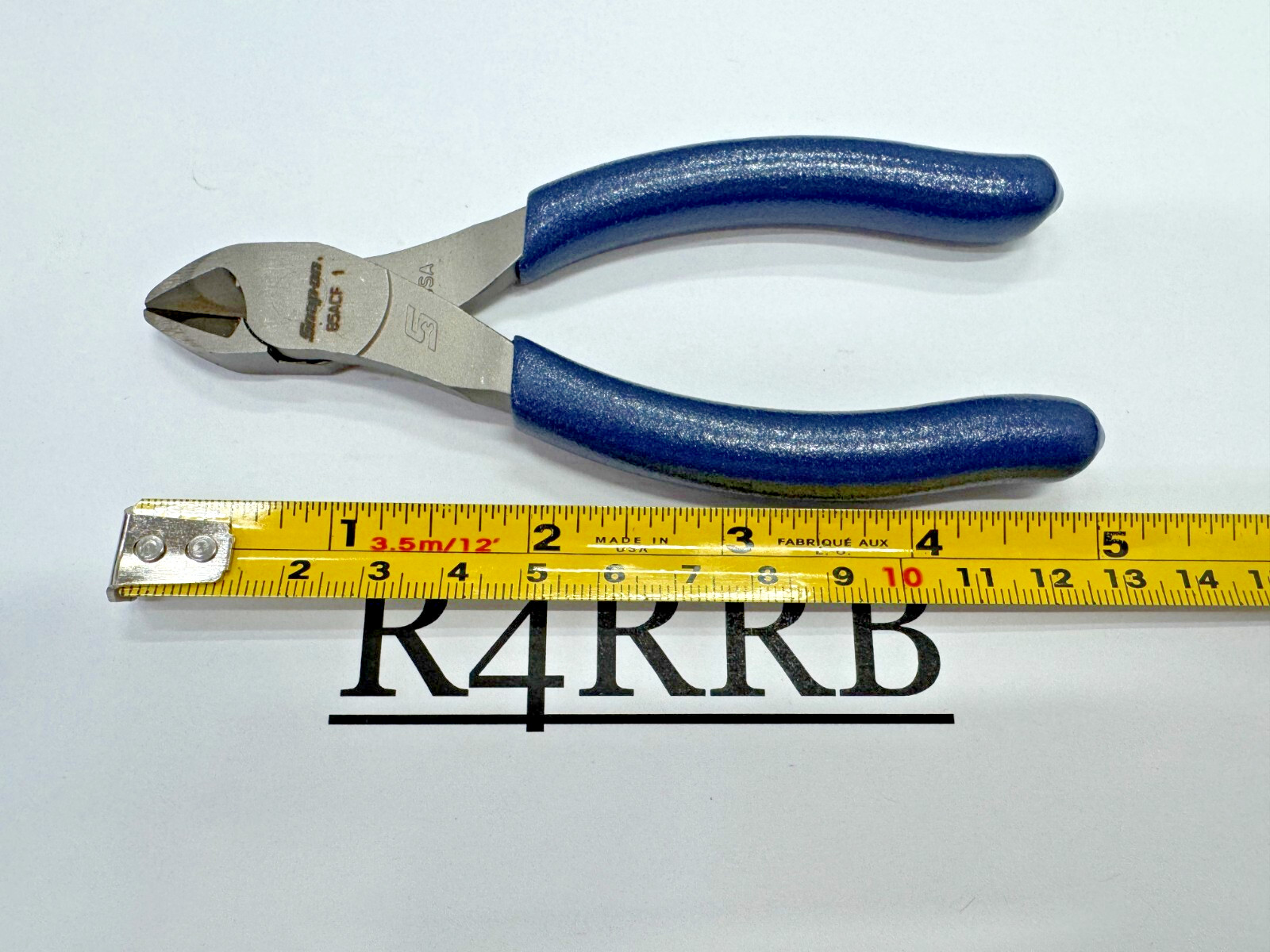 Snap-on Tools USA NEW POWER BLUE 5″ Soft Grip Diagonal Cutter Pliers 85ACFMB