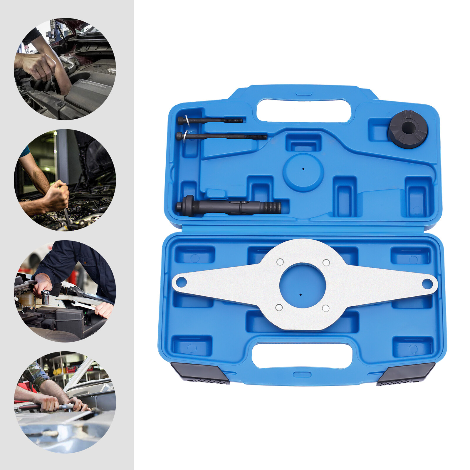 T10531 Vibration Damper Holding Tool Crankshaft Pulley Removal For Audi Vw Ea888