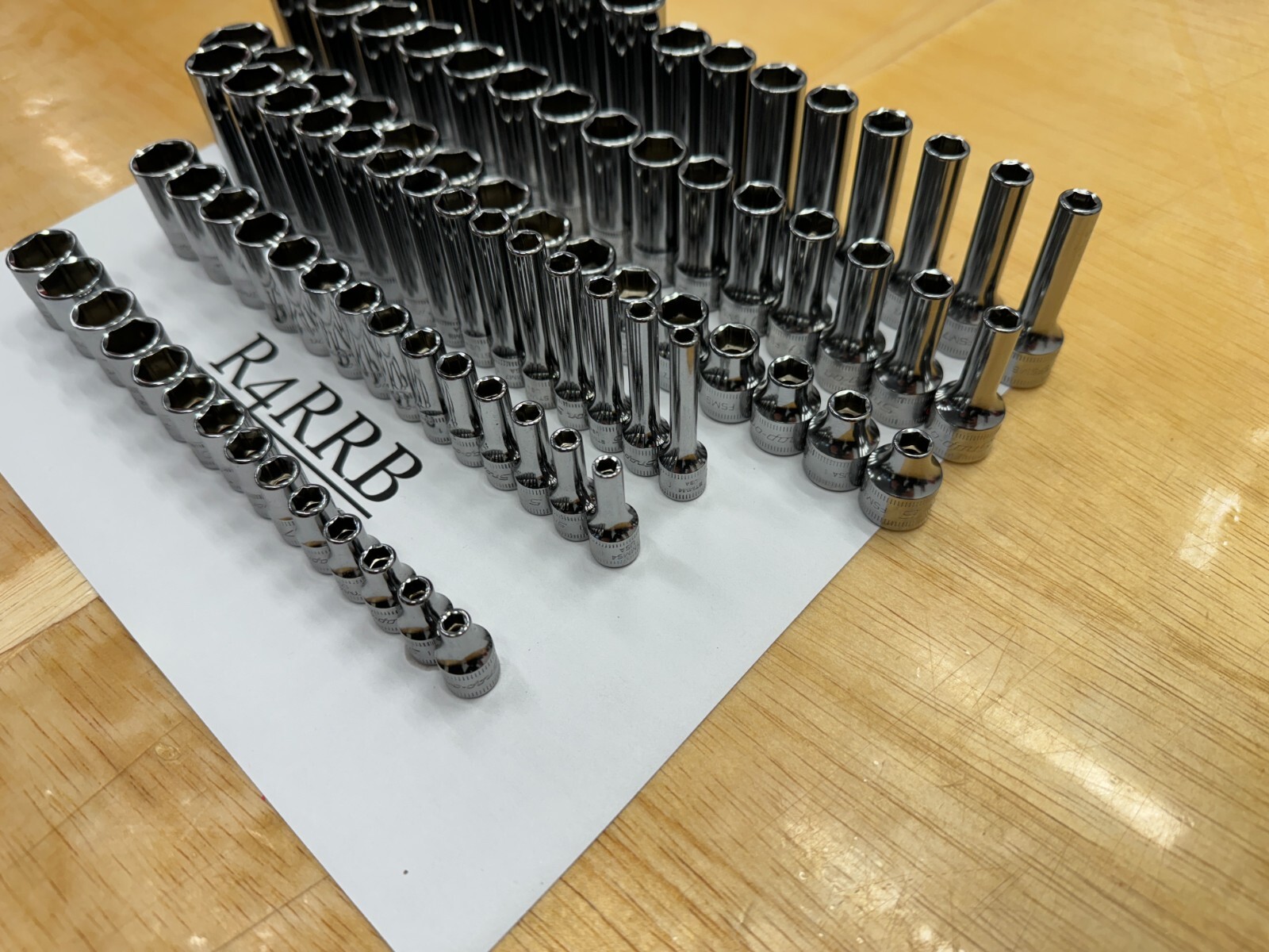 Snap-on Tools USA NEW 87pc 1/4 & 3/8″ Drive Metric 6PT Chrome MASTER SOCKET SET