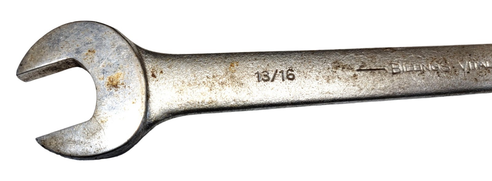 Vintage Billings Vitalloy USA 1167-A 13/16 SAE 12 Pt. Open Box End Wrench