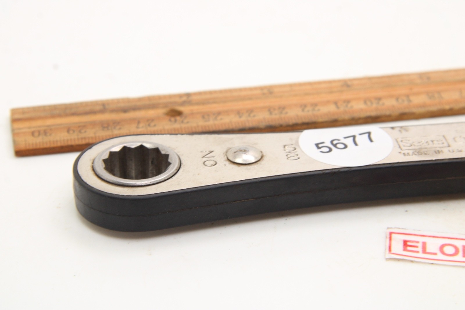 Craftsman 243684 5/8″ X 3/4″ 8-1/2″ Long 12 Point Ratcheting Box End Wrench USA