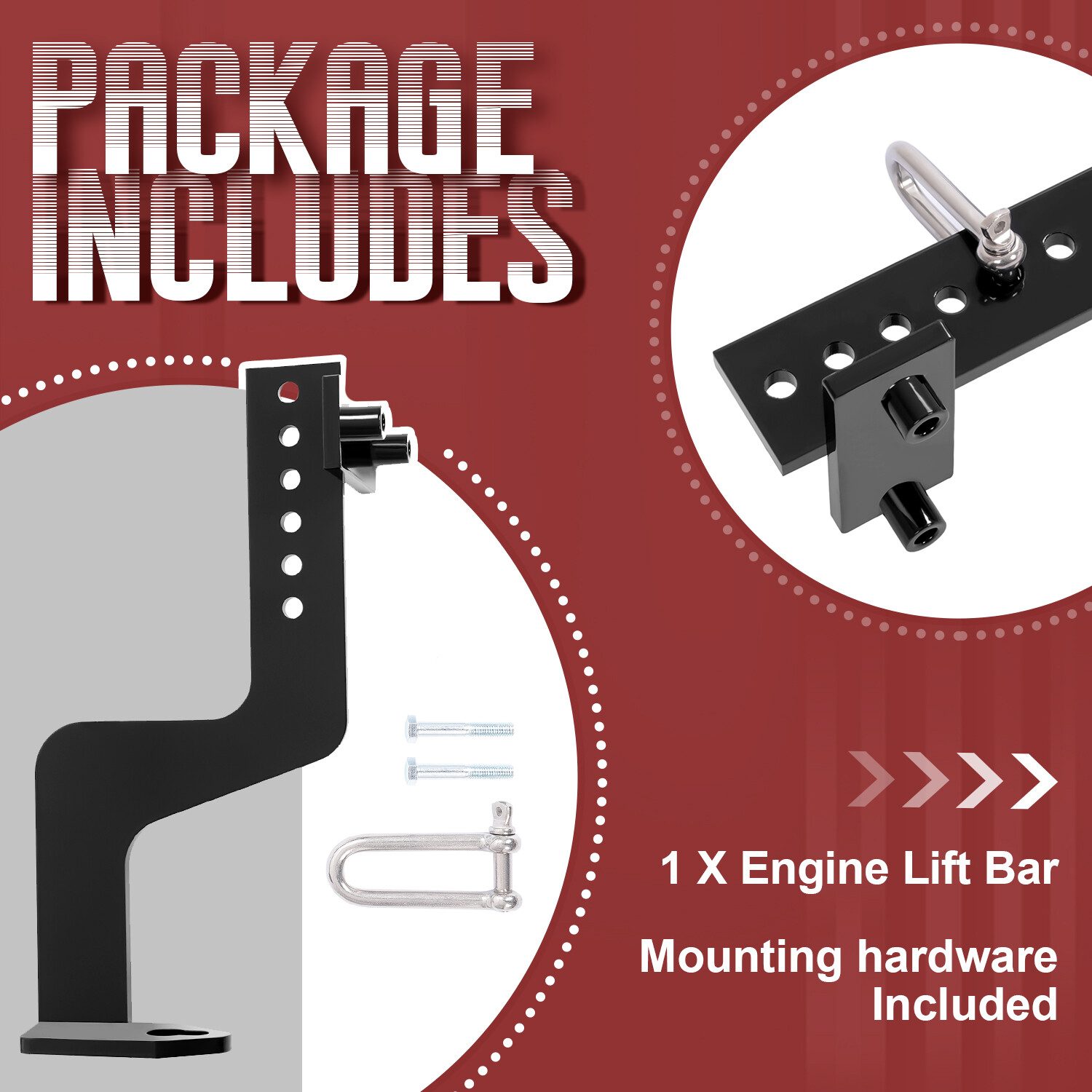 Universal Engine Lifting Bar For HEMI Engine Fixture Bar Heavy-duty Engine Stand