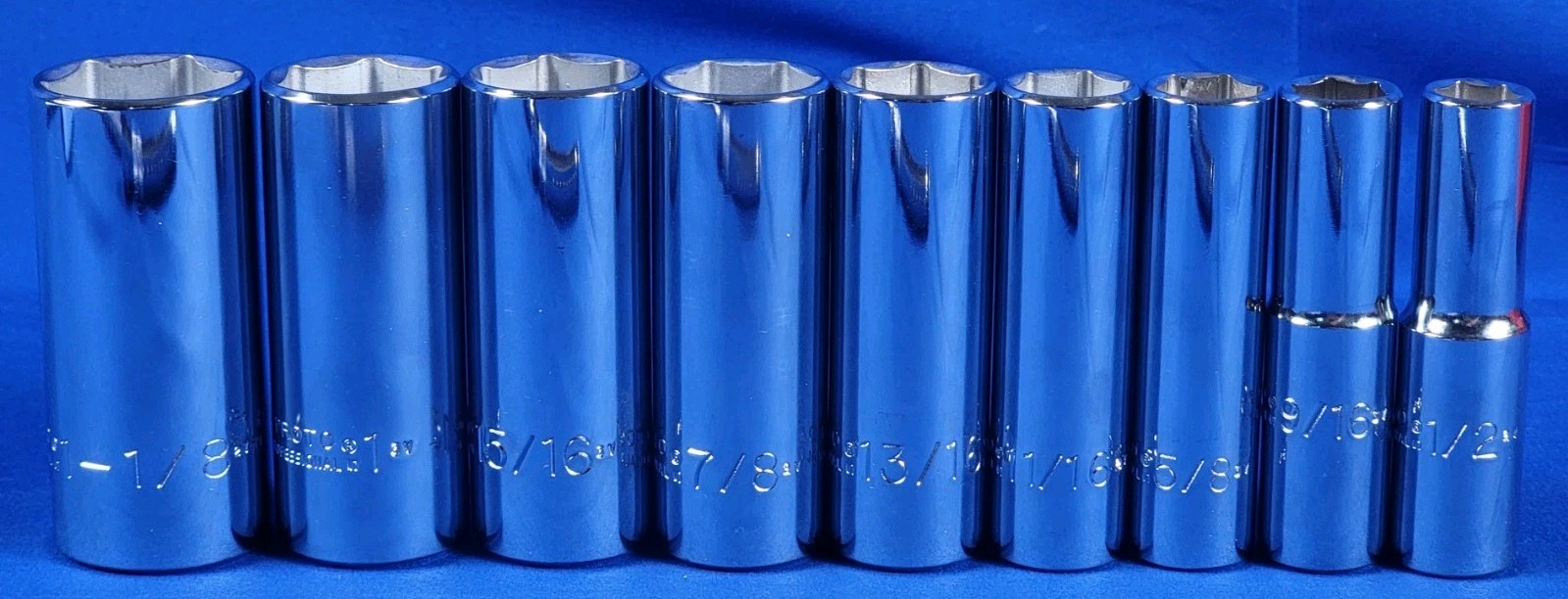 Stanley Proto 26 PC 6 Point 1/2″ Drive SAE Socket Set w/ J5467 1/2″ Breaker Bar