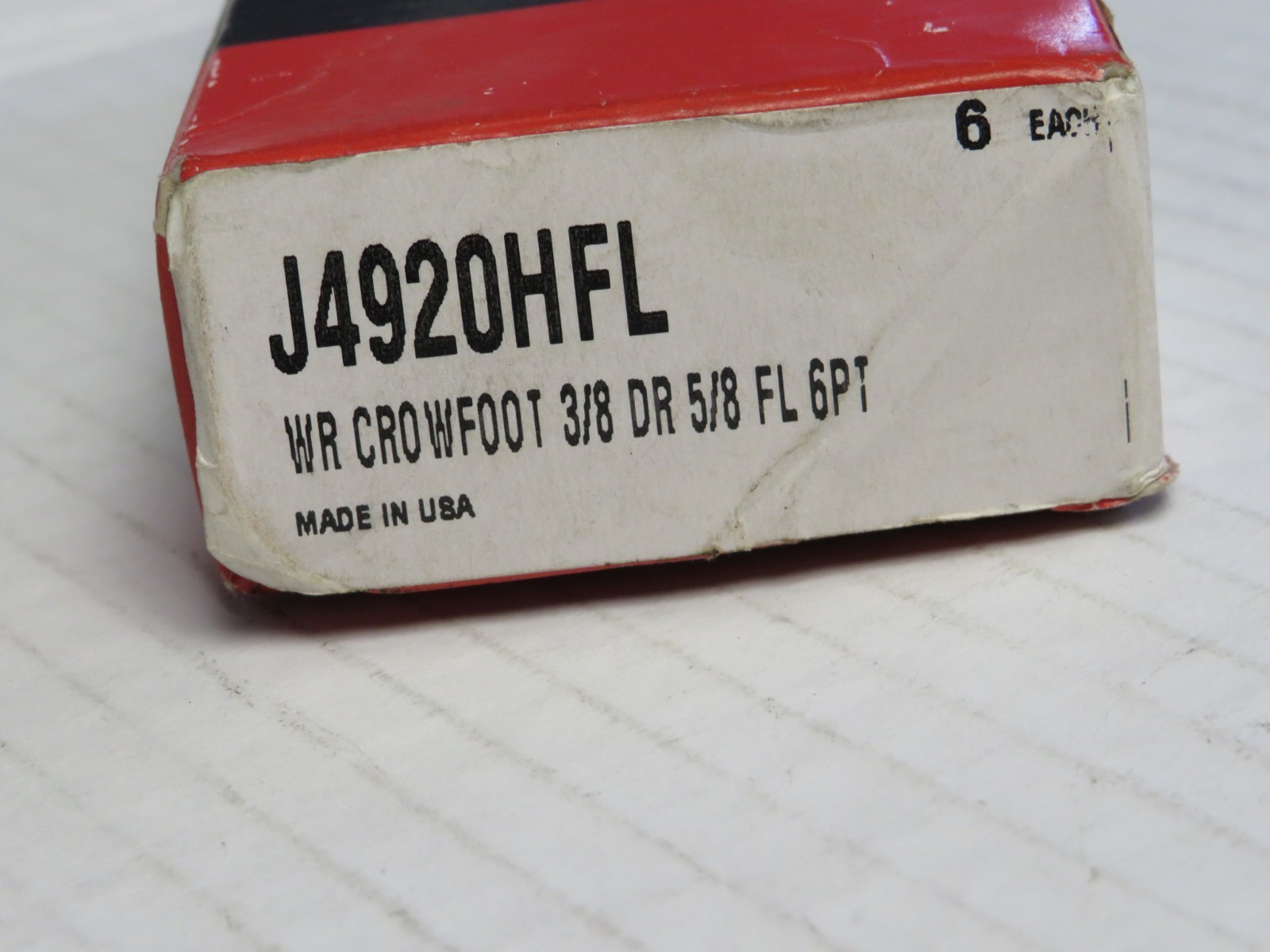 PROTO J4920HFL CROWFOOT SOCKET WRENCH: 3/8″ DRIVE, 5/8″ HEAD SIZE,CHROME,6-POINT