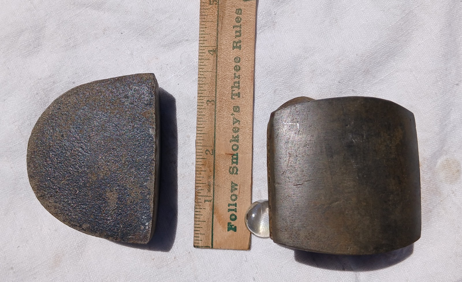 Two Steel Automotive Dolly’s, Anvils for Car Bodywork Or Jewelry Making Anvils