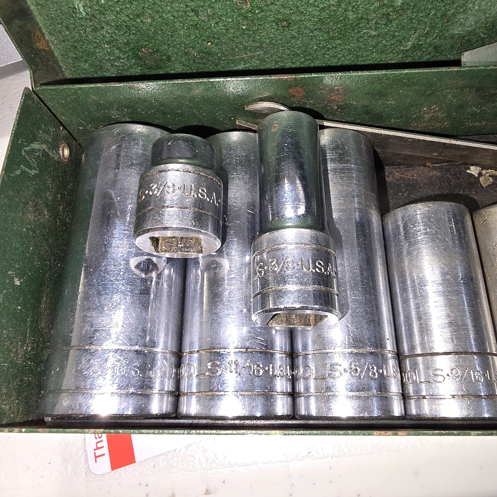 S-K Tools 3/8 SAE 17 Pc 12 Point 6 Point Socket Set Mac Craftsman 20 Photos READ