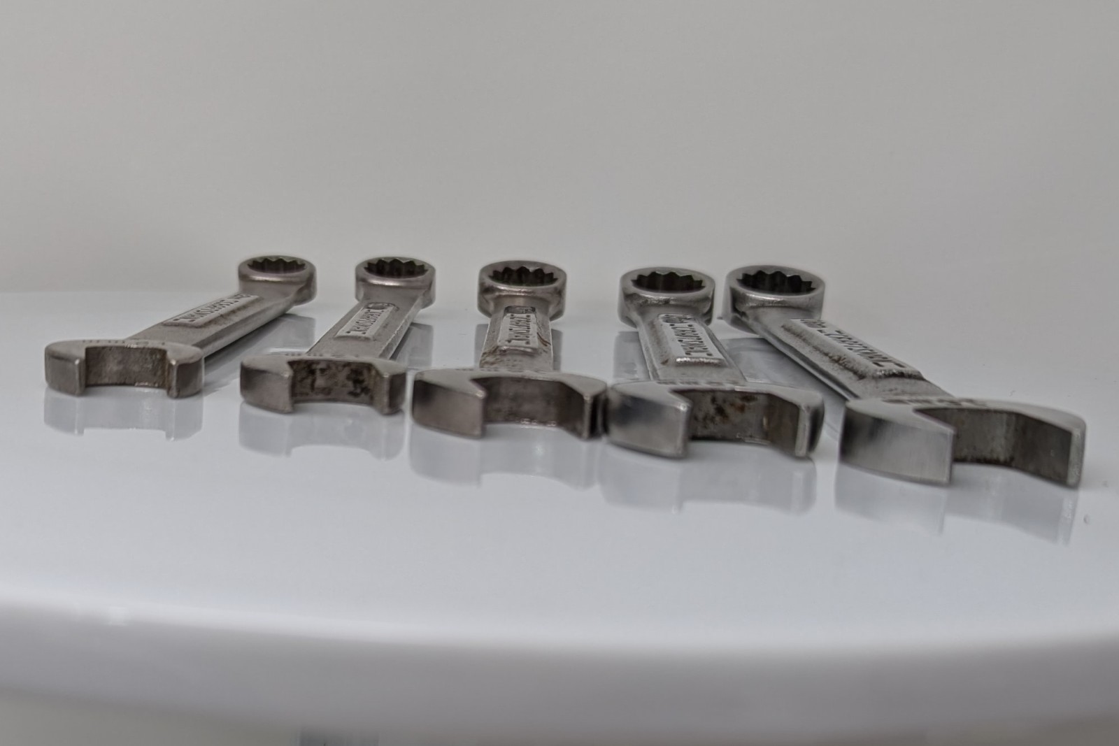 5 Vtg Craftsman Metric Offset Combination Wrench Set 12-16mm 42916-9, 42924