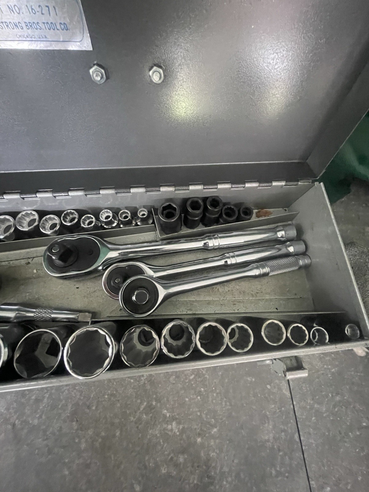 BlackHawk, Proto, Armstrong SAE & Metric Sockets 37 Pc. + Box Nice Tools