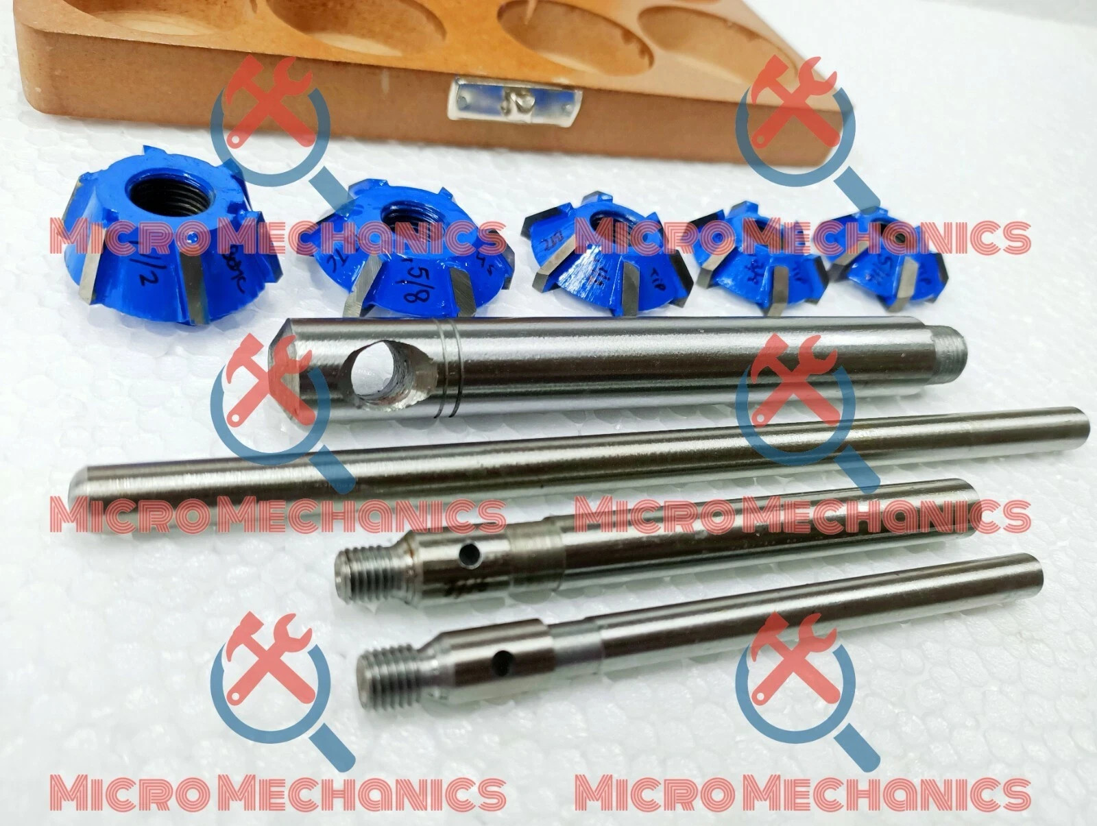 5Carbide Tipped Valve Seat Face Cutter Set Of 5 Pcs Kit Piece Cutters