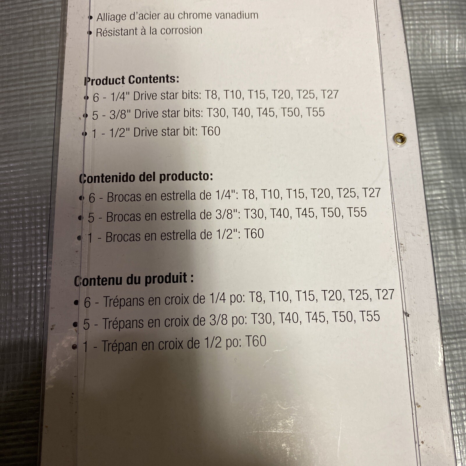 TEQ Correct – Star Bit Set – TQ1025