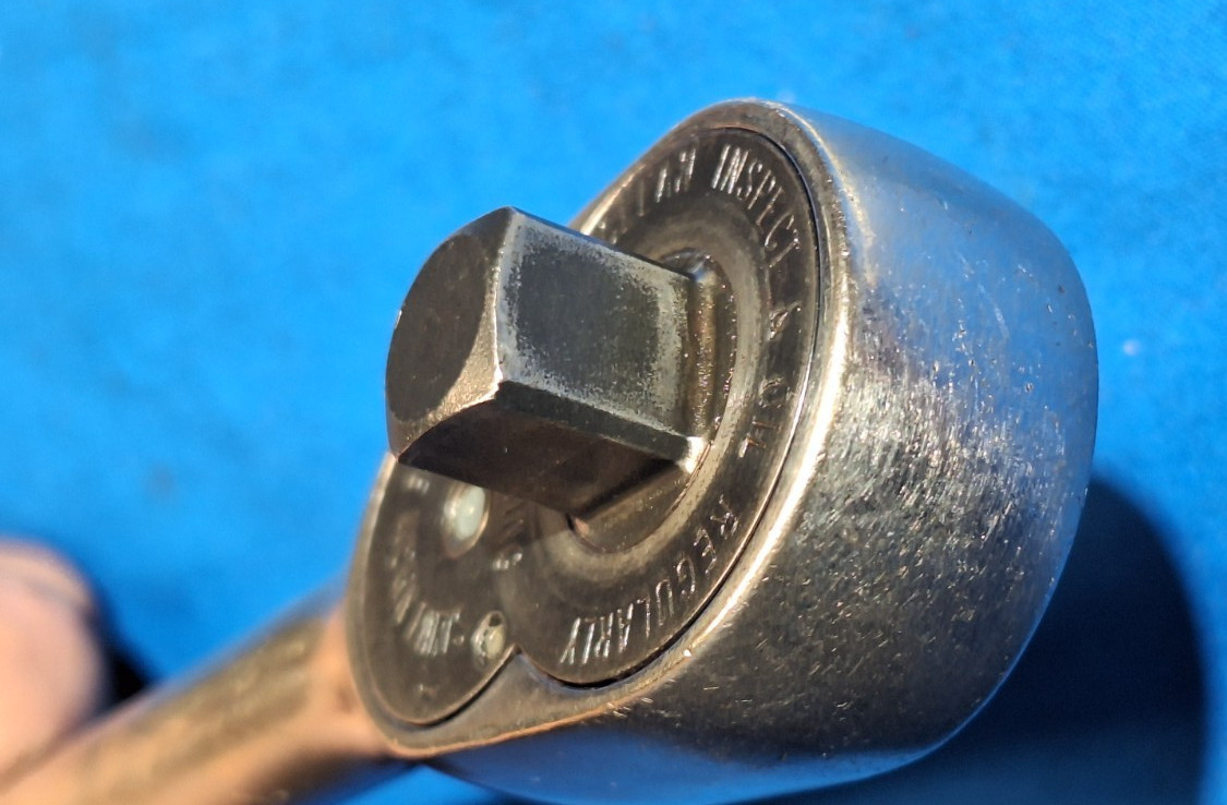 1976 old logo Snap-On SL715 1/2″ drive ratchet 15″ long