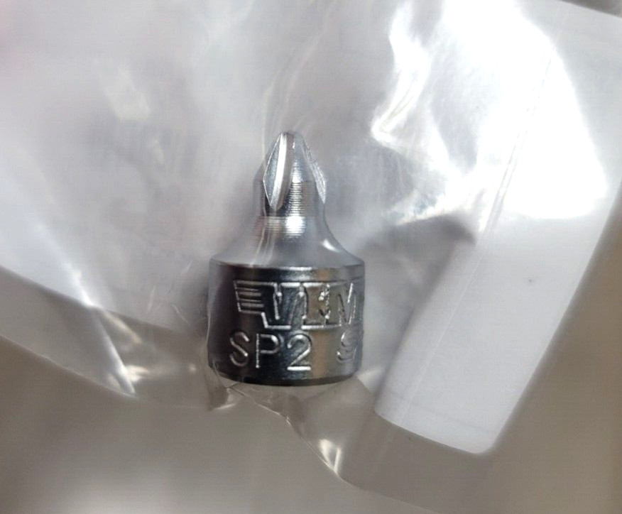 VIM 1/4″ dr #2 Phillips Stubby Screwdriver Bit Driver Socket #SP2