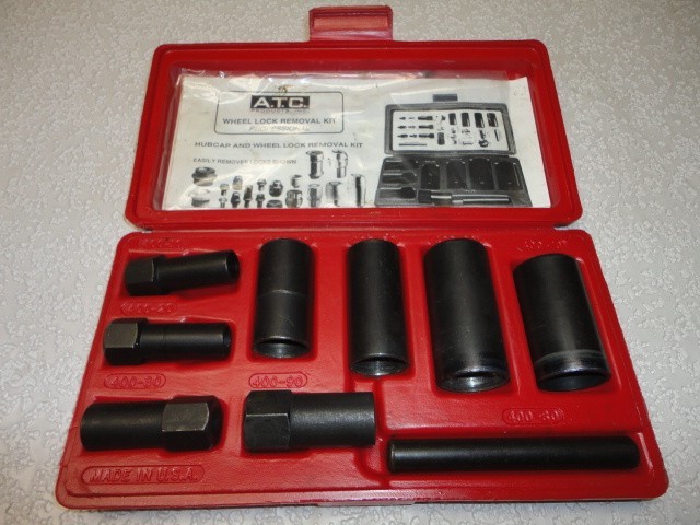 Custom Hubcap & Wheel Lock Removal Kit ATC400 American Tool Co. USA!