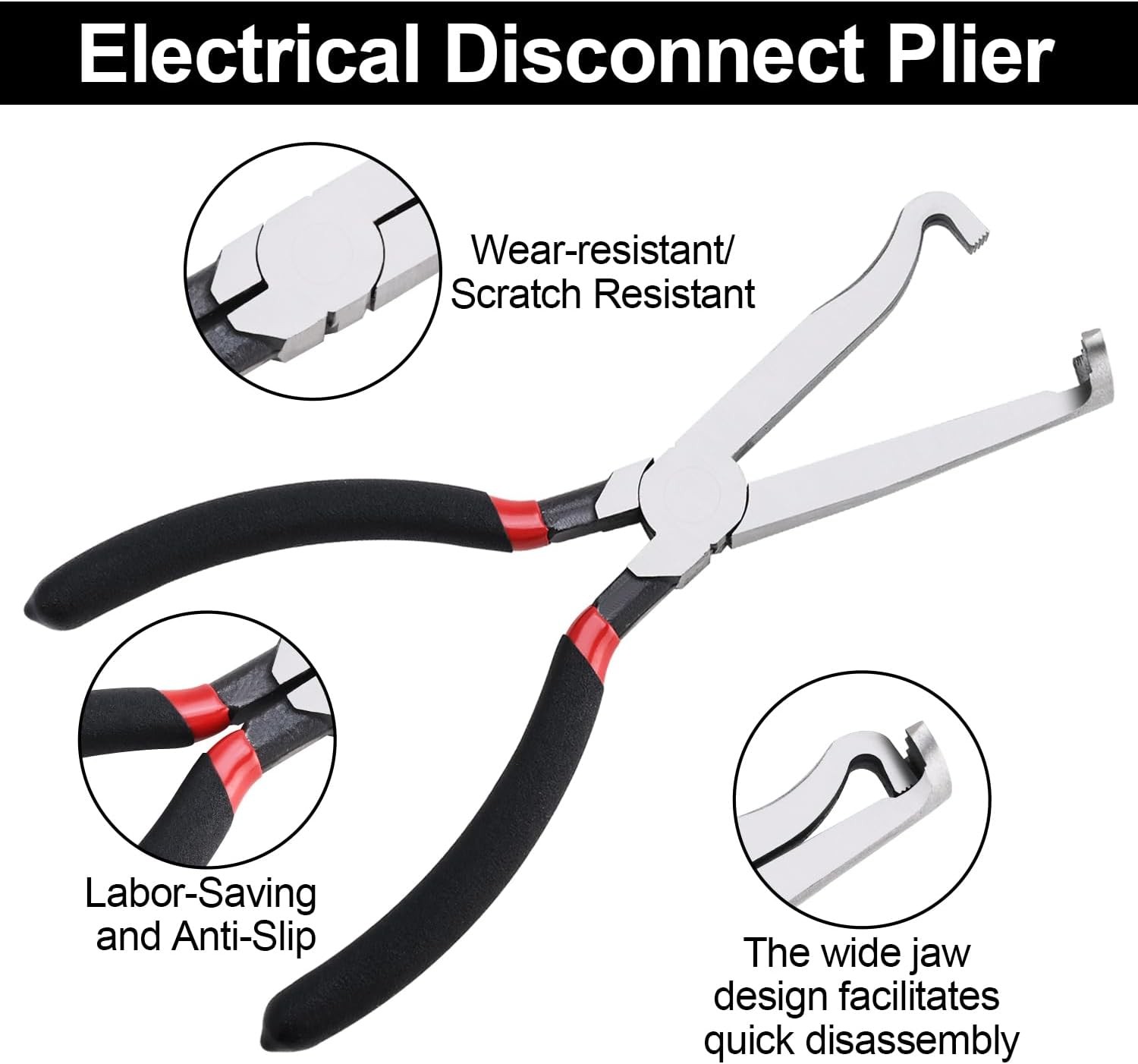 4Pcs Electrical Disconnect Pliers Connector Separator Terminal Plug Removal Tool