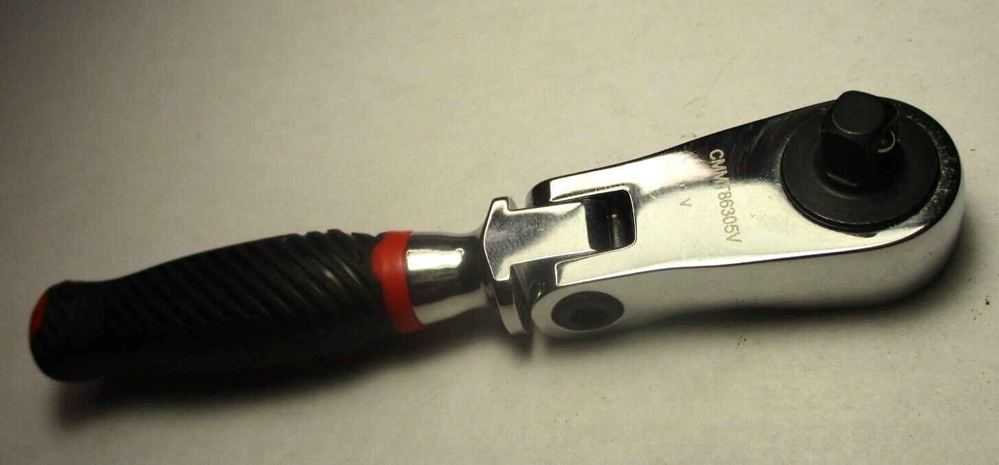Craftsman CMMT86305V V Series 1/4 Dr 80 Tooth Flex Head Comfort Grip Ratchet New