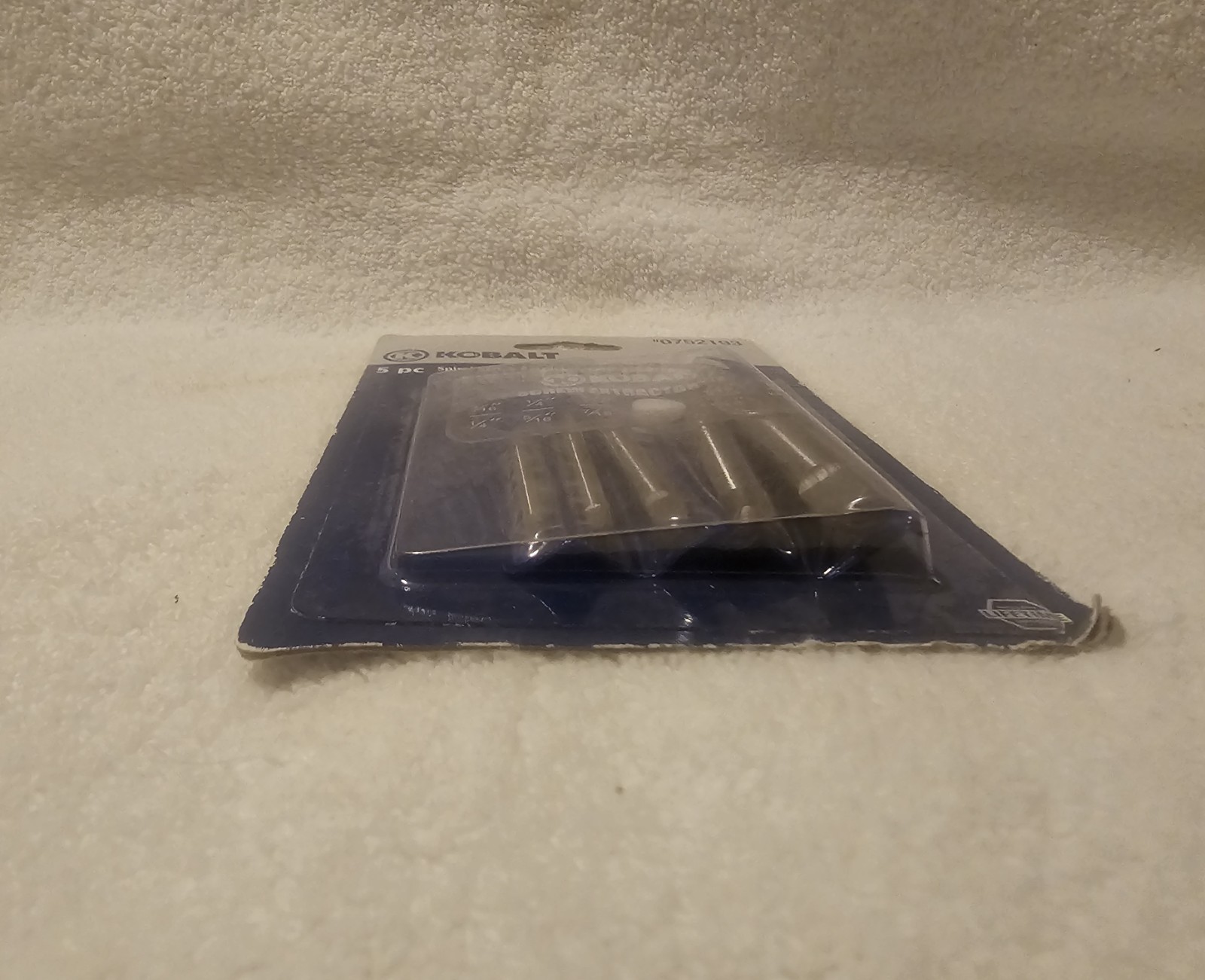 Kobalt 5 Pc Spiral Screw Extraction Set Covering 3/16″ – 3/4″ Extractor #0752193