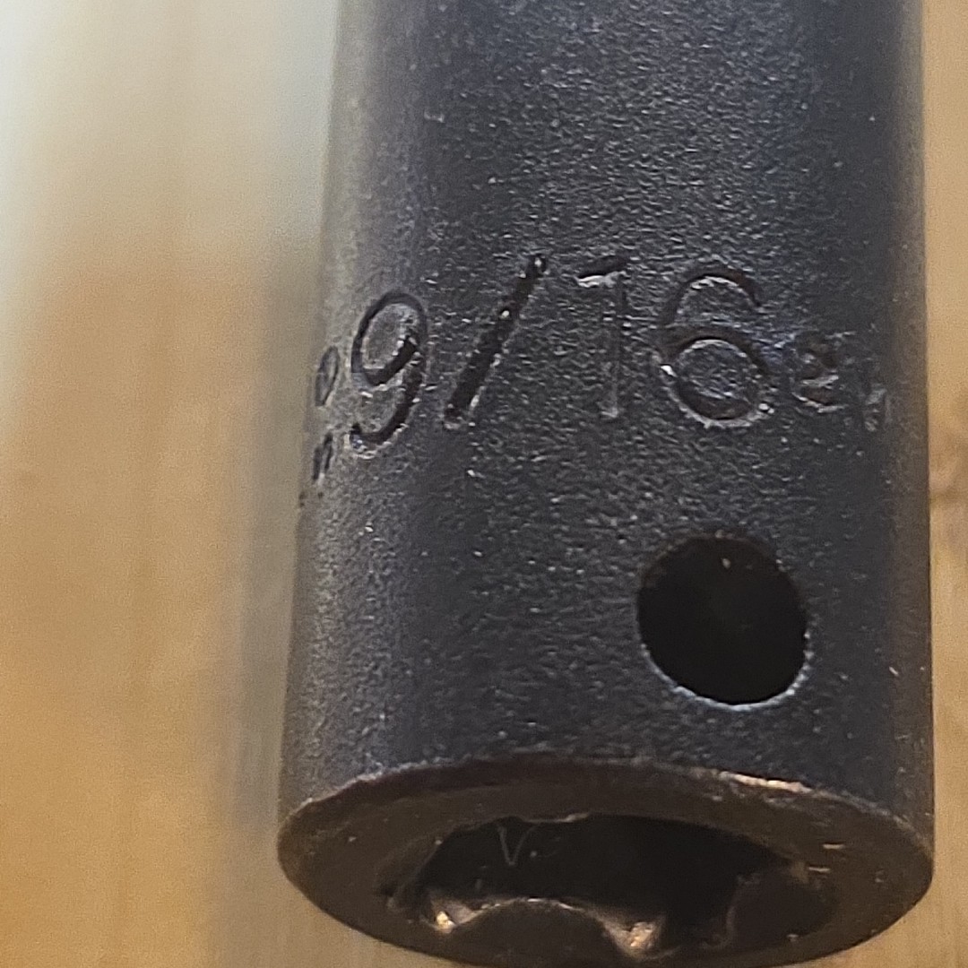 Proto J7718H , 9/16″ Deep Impact Socket , 3/8″ Drive, 6 Point USA