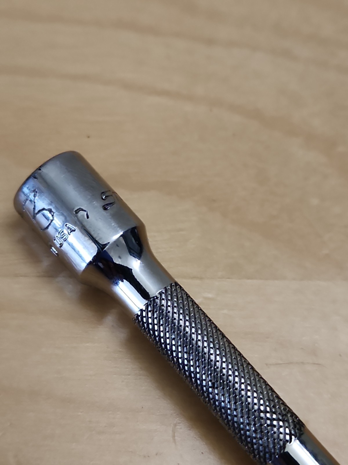 Snap on Tools USA TMXK140 1/4″ Drive 14″ Long Extension Bar Knurled Grip Chrome