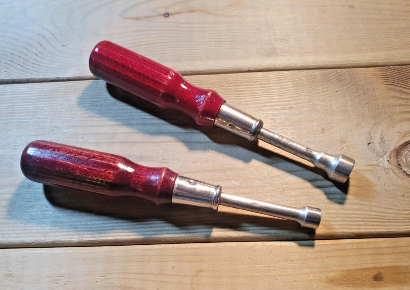 2 x Gedore No 33 Nut Spinner Driver Old Engineering Hand Tools Socket No 9 & 12