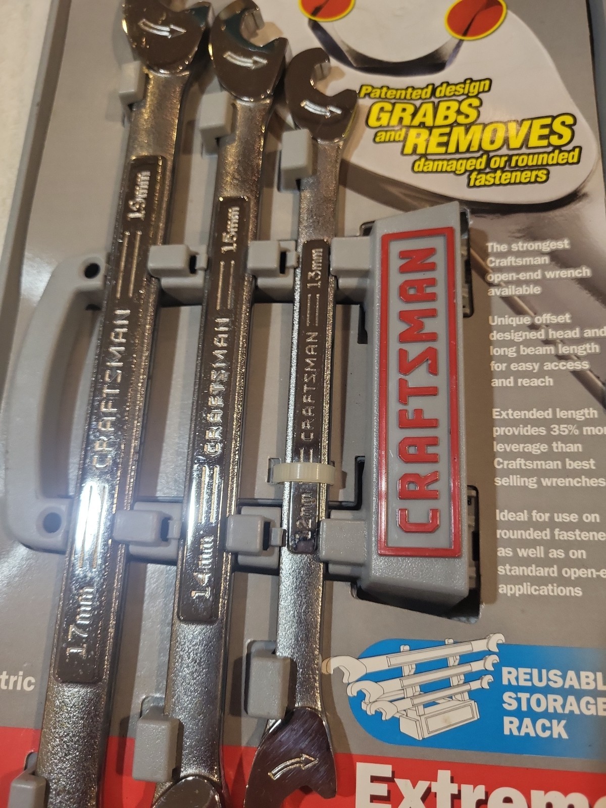 Craftsman USA 42512 & 42513 Extreme Grip SAE & Metric Wrench Set . NOS 🔥