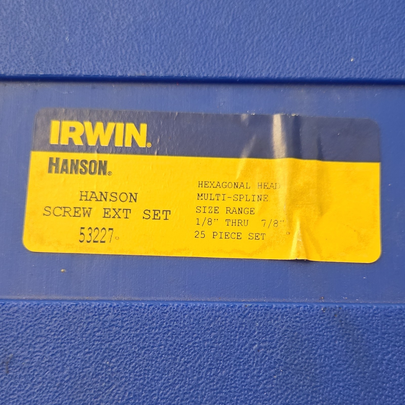 Irwin Hanson bolt or screw extractor set