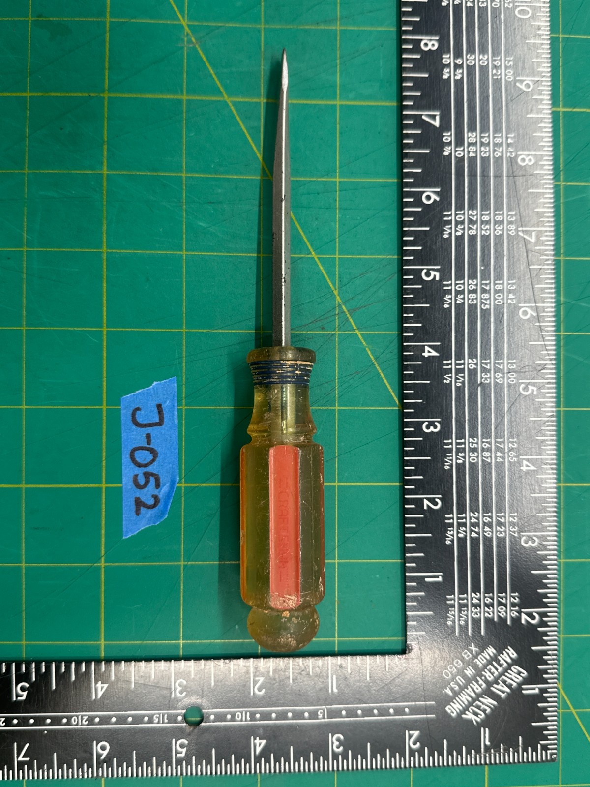 Vintage 7.75″ Craftsman No. 41581 Slotted Flathead Screwdriver, Made in USA