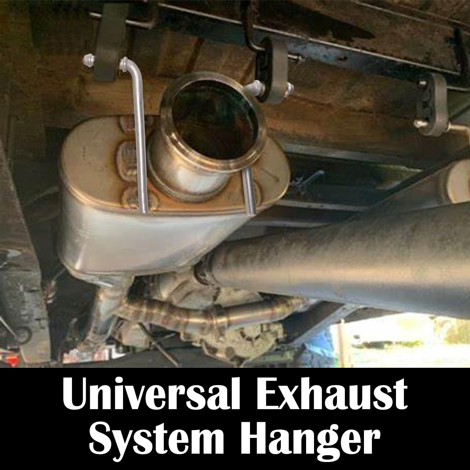Exhaust Hanger Rod Upgrade Universal Exhaust Hanger Rods Stainless Steel 90°