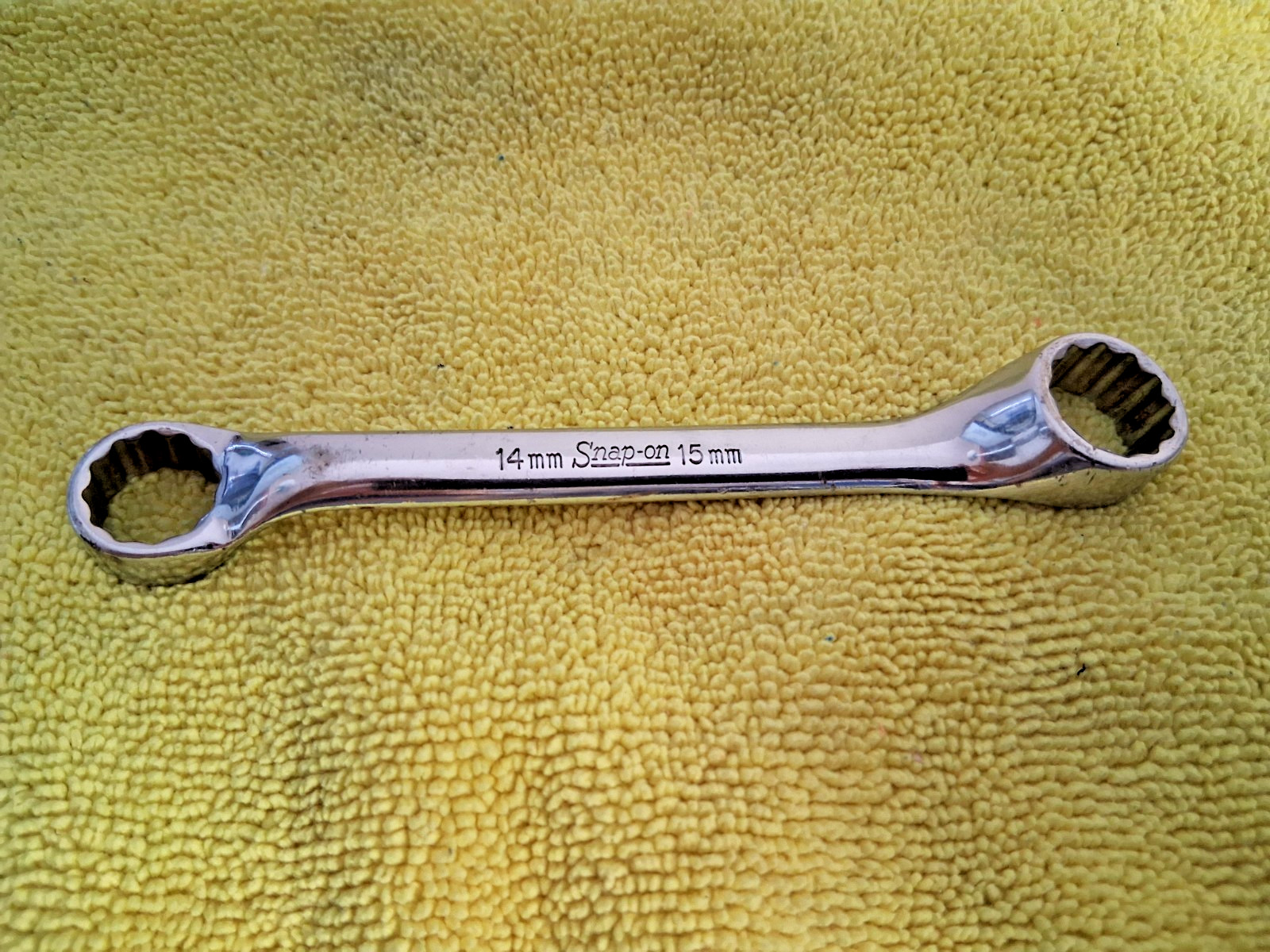 Snap-on 14mm x 15mm Offset Box Wrench XSM1415 Made in USA