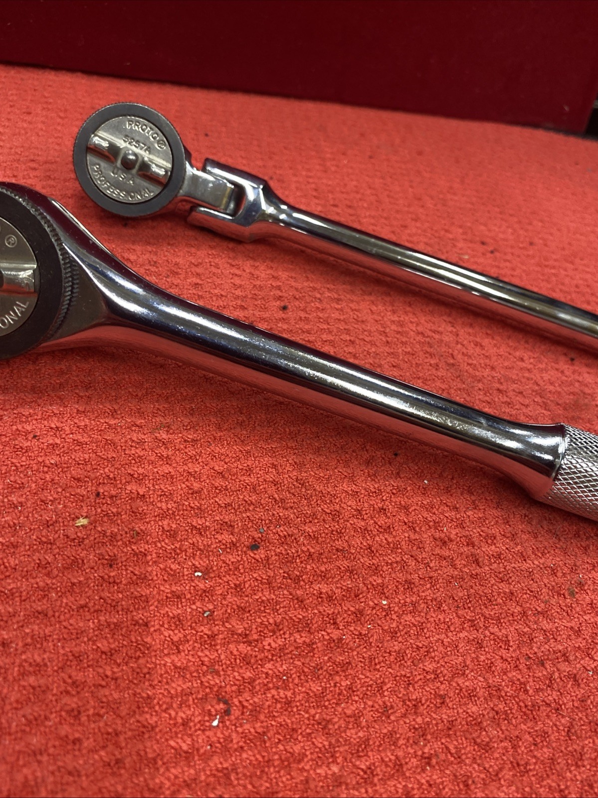 Proto Professional Ratchets 5452A 5257A Great Condition Flex Head