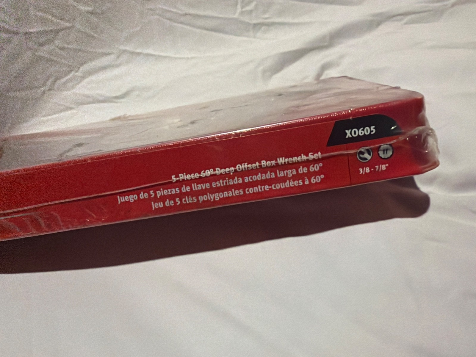 New Snap On 12 Pt STANDARD Deep 60° Offset Box Wrench 5 Pcs Set – XO605 SAE