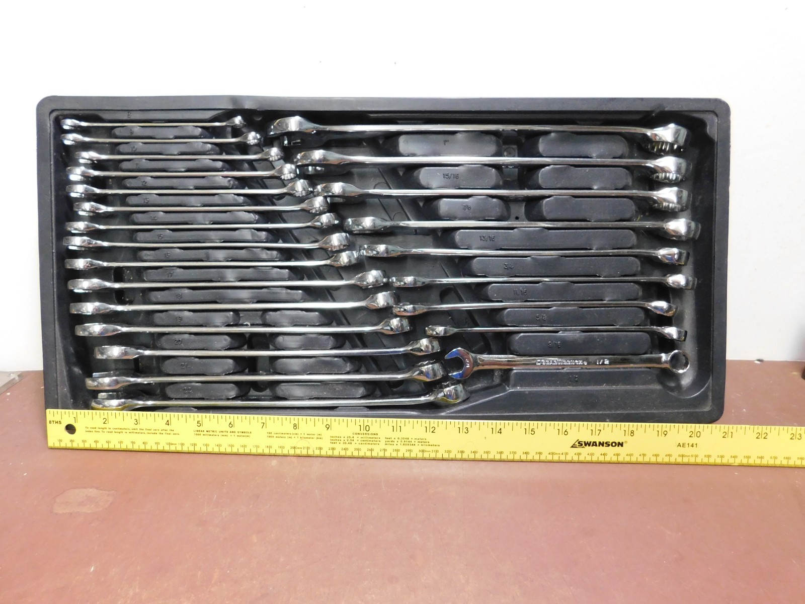 GearWrench 24 Piece SAE/Metric Combination Wrench Set