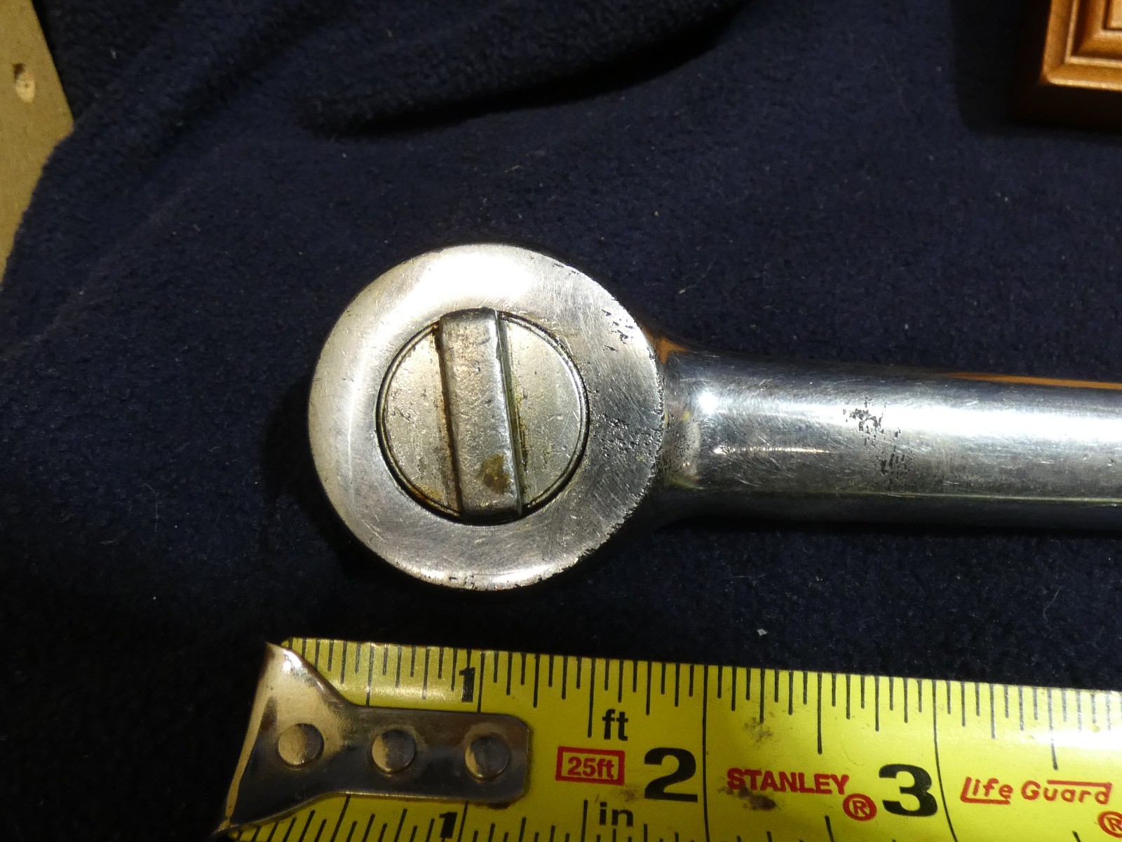 Vintage SK Tools 40170 1/2″ Drive Long Ratchet 15″ Reversible Round Head USA #BS