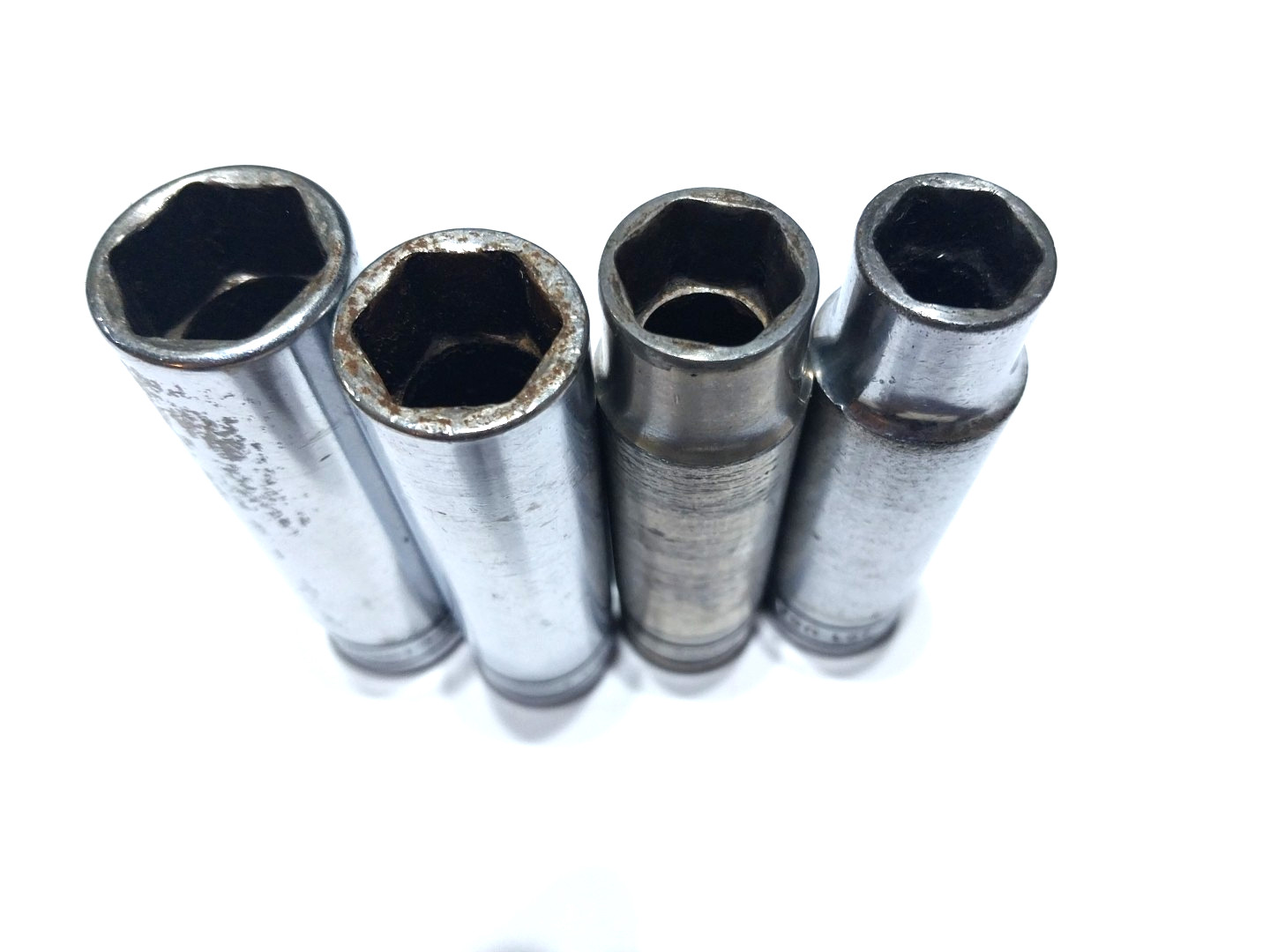 Snap On 1/2″ Dr Deep Sockets 1/2″,9/16″,5/8″,11/16″ So#94
