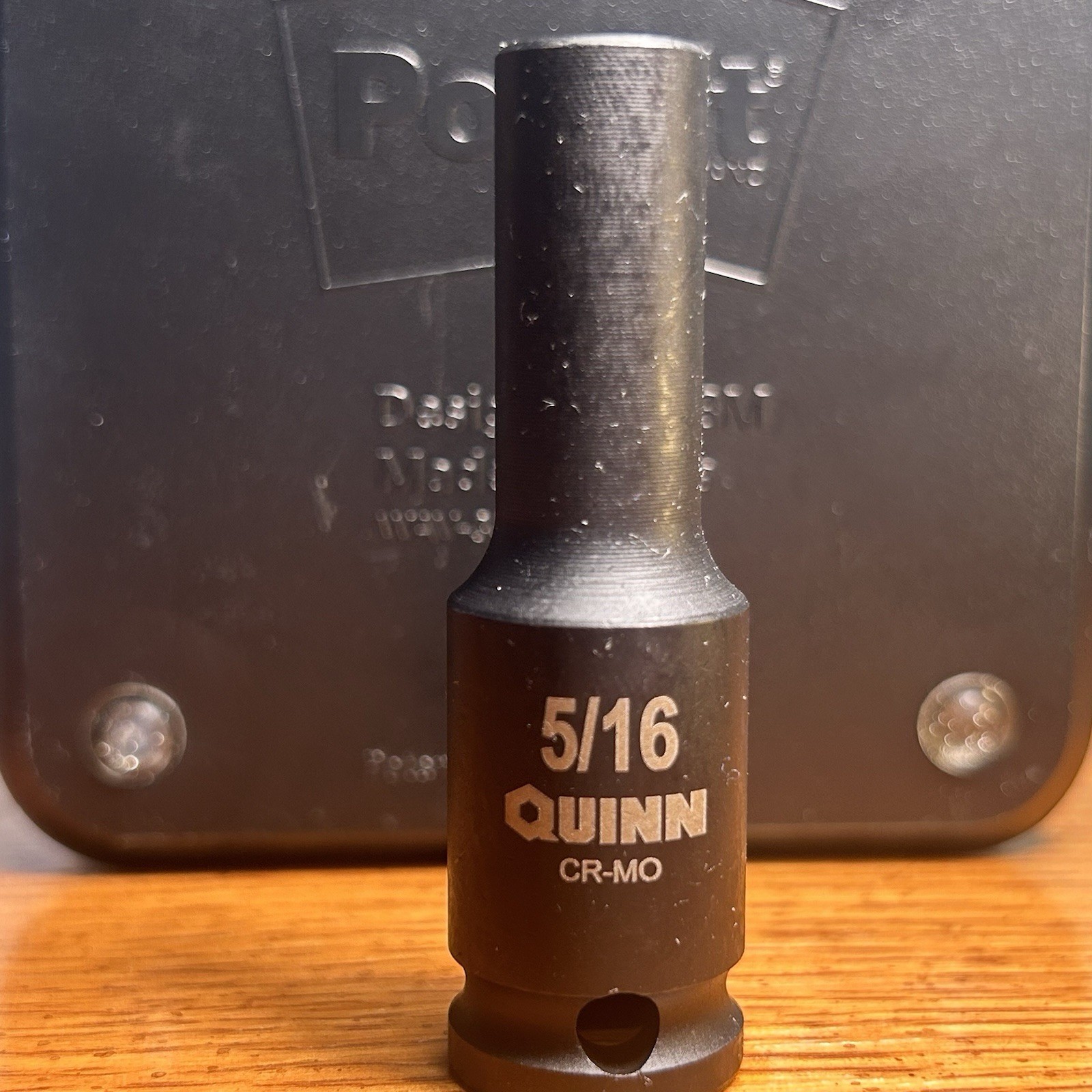 Quinn 5/16″ x 3/8″ Dr Standard Deep Impact Socket 6 Point