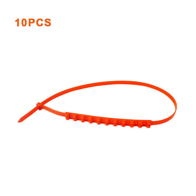 10Pcs Universal Winter Snow Mud Anti-skid Tire Chains Tendon for Car Sedan