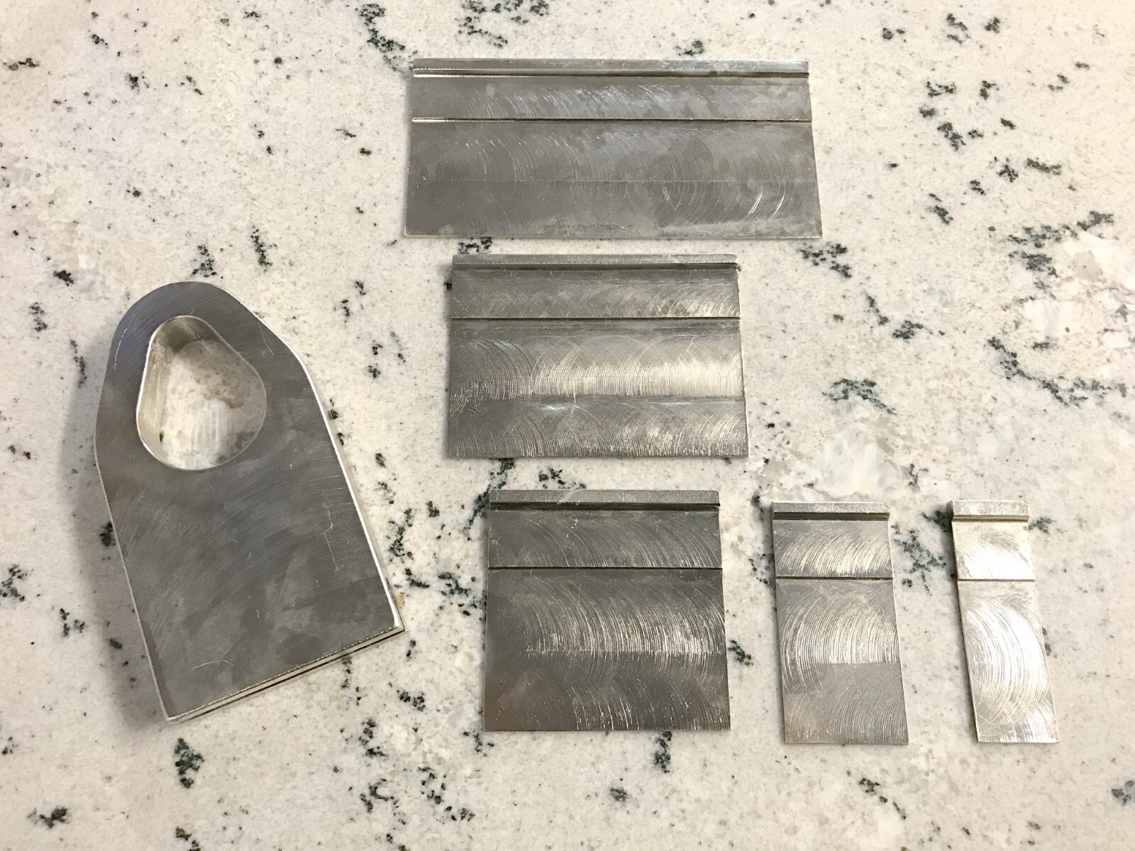 AUTO BODY WELD AND PULL CLAMP COMPLETE 5 PIECE SET VERY HI QUALITY CHROME PLATED
