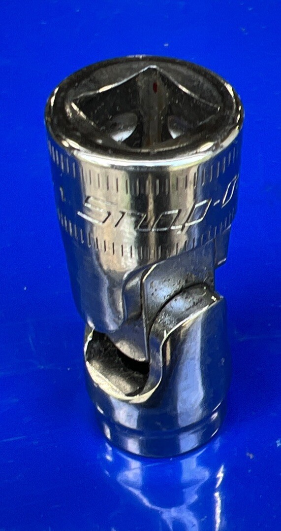 Snap On 3/8″ Drive 12mm Metric Shallow 6pt Swivel Socket FSUM12A USA NEW