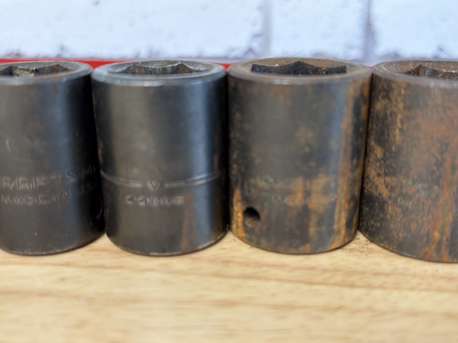 Craftsman SAE Shallow IMPACT Socket Set 1/2″ Drive 7/16″ – 1″ V Series