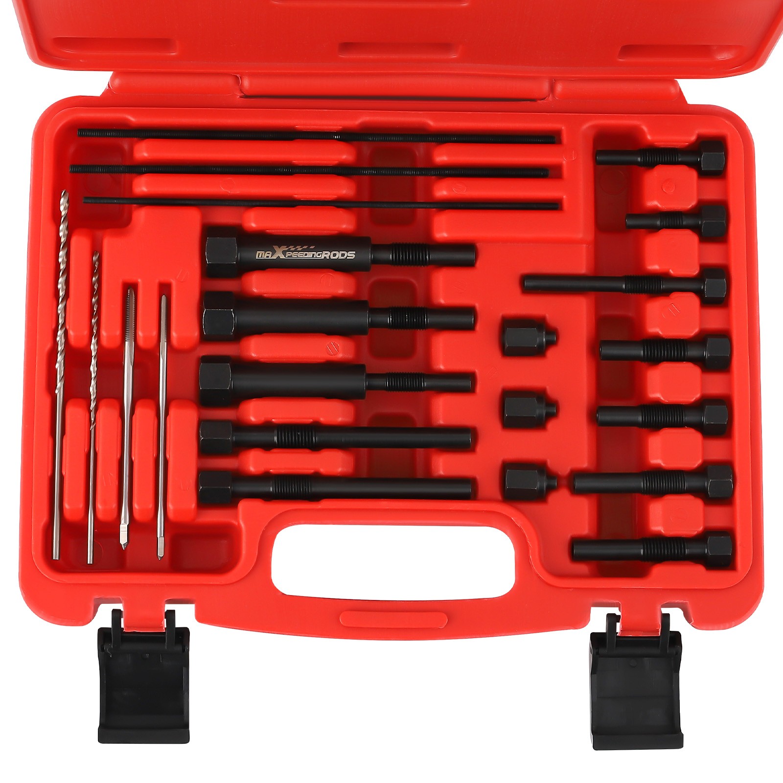 22PCS Glow Plug Electrodes Removal For Damaged Broken Glow Plugs M8&M10 Tool kit