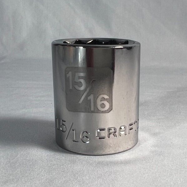 NEW Craftsman Socket 3/8 & 1/2″ Drives 6 &12 pt Choose Size Metric / SAE