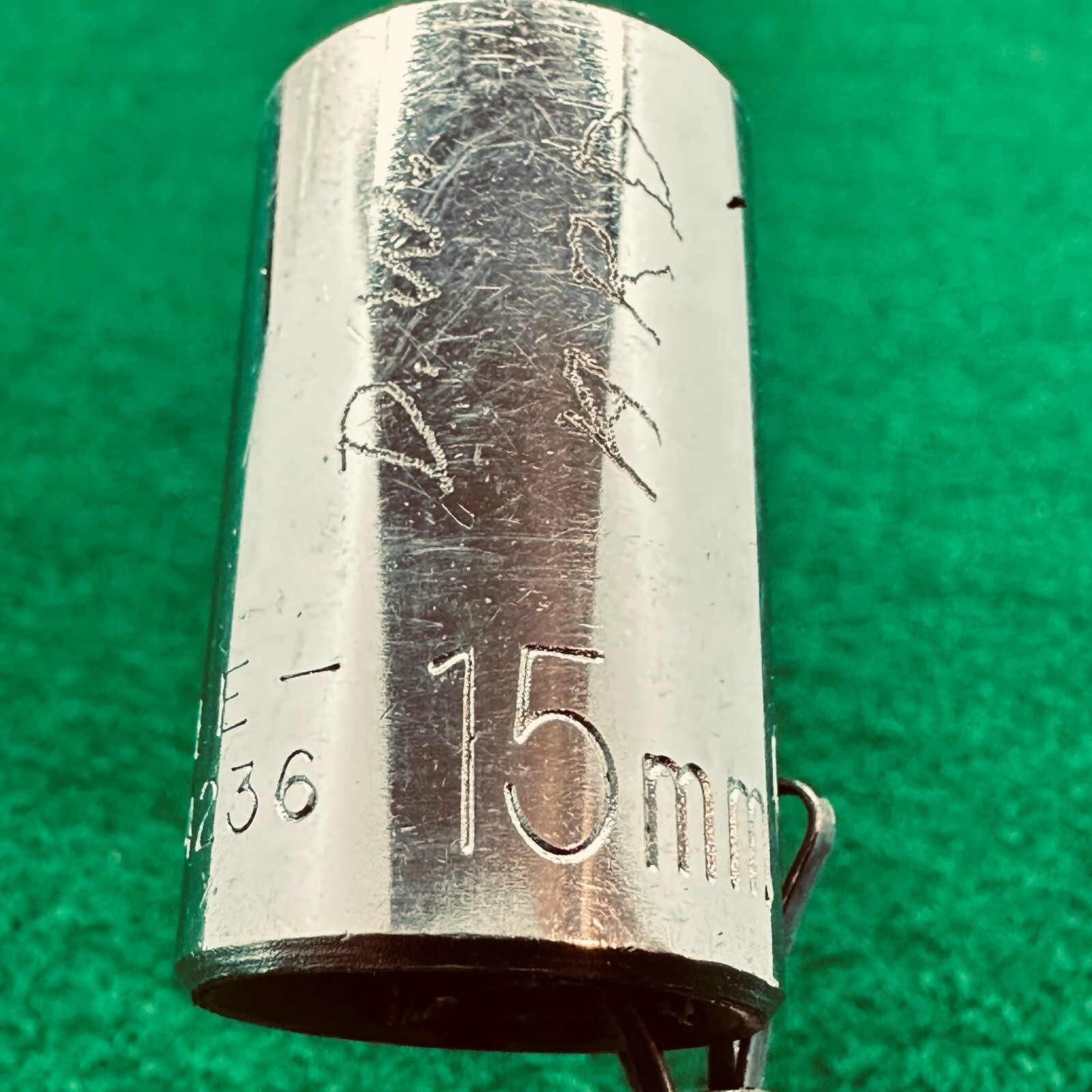 Craftsman 1/2 Drive 15mm 12-Point Metric Shallow Socket CMMT44236