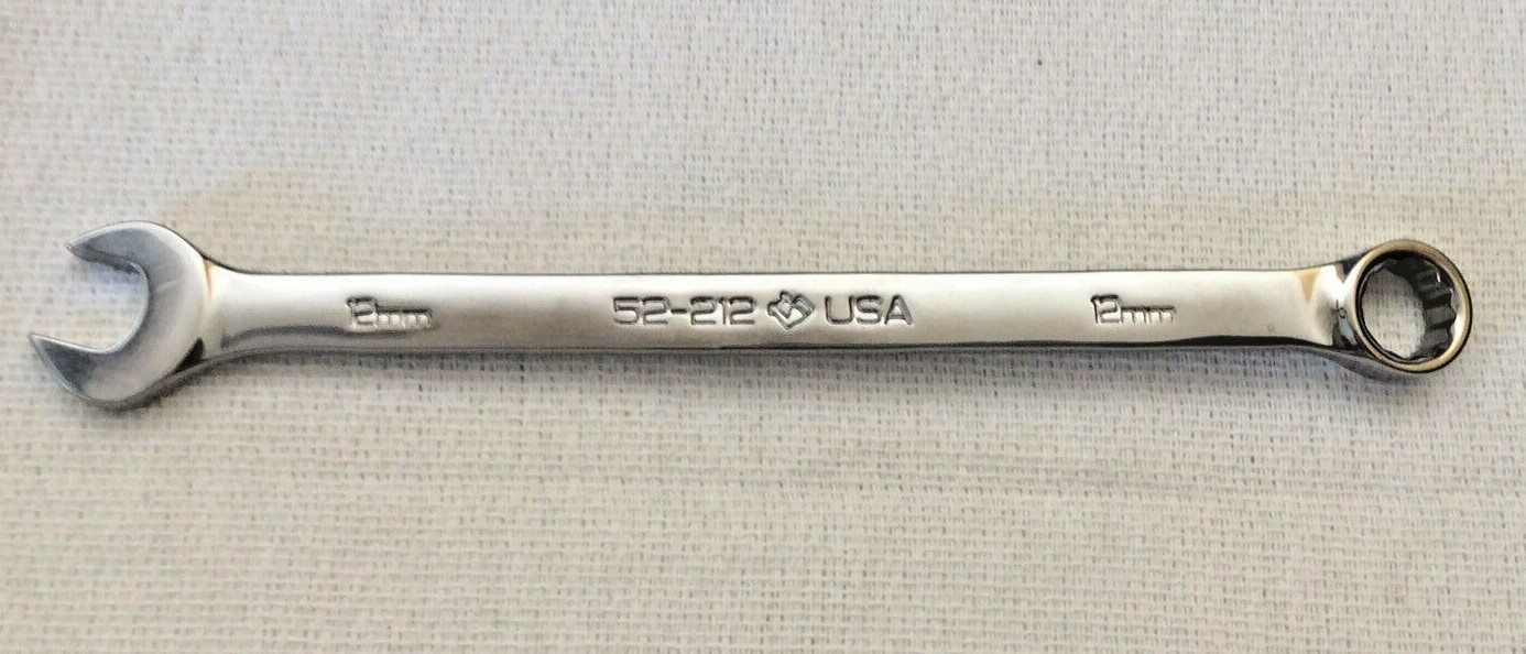 ARMSTRONG TOOLS 52-212 COMBINATION WRENCH 12 mm 12 POINT NEW USA GOVT SURPLUS