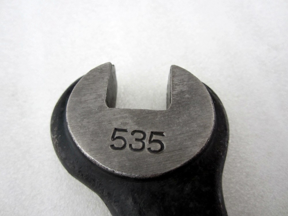 Antique Fairmount 9/16″ x 5/8″ Open End Wrench No. 535 Made in USA