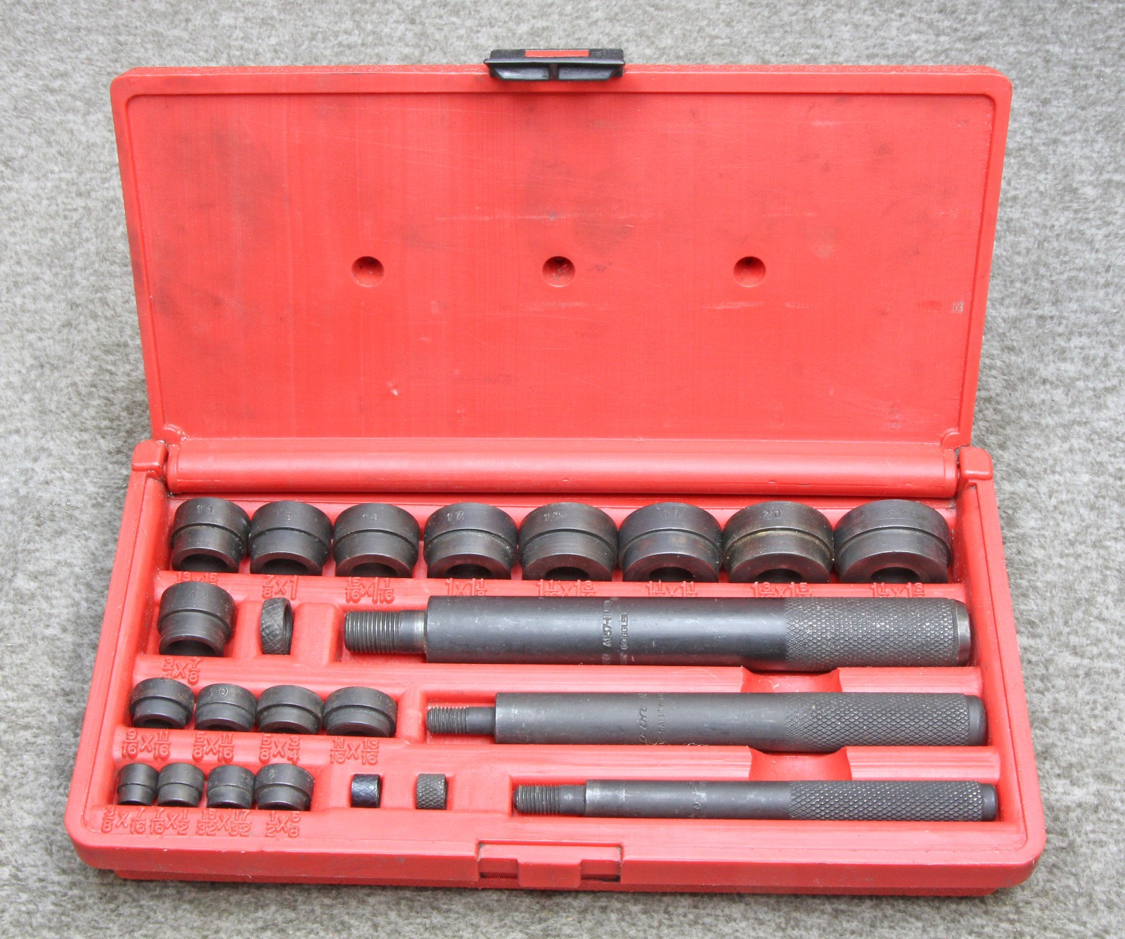 Snap on A157C Standard Bushing Driver Set