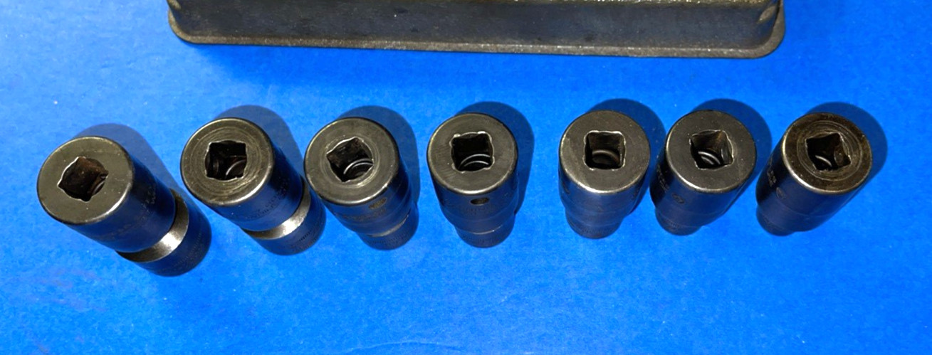 SNAP-ON TOOLS 7 PIECE 3/8 DRIVE METRIC SHORT SWIVEL IMPACT SOCKETS 207IPFM