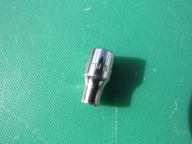 SNAP ON 3/16″ TM6 1/4″ DRIVE SAE 6 POINT SHALLOW UNDERLINE SOCKET TM 6 3/16 IN